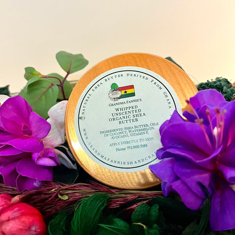 Whipped Unscented Organic Shea Butter