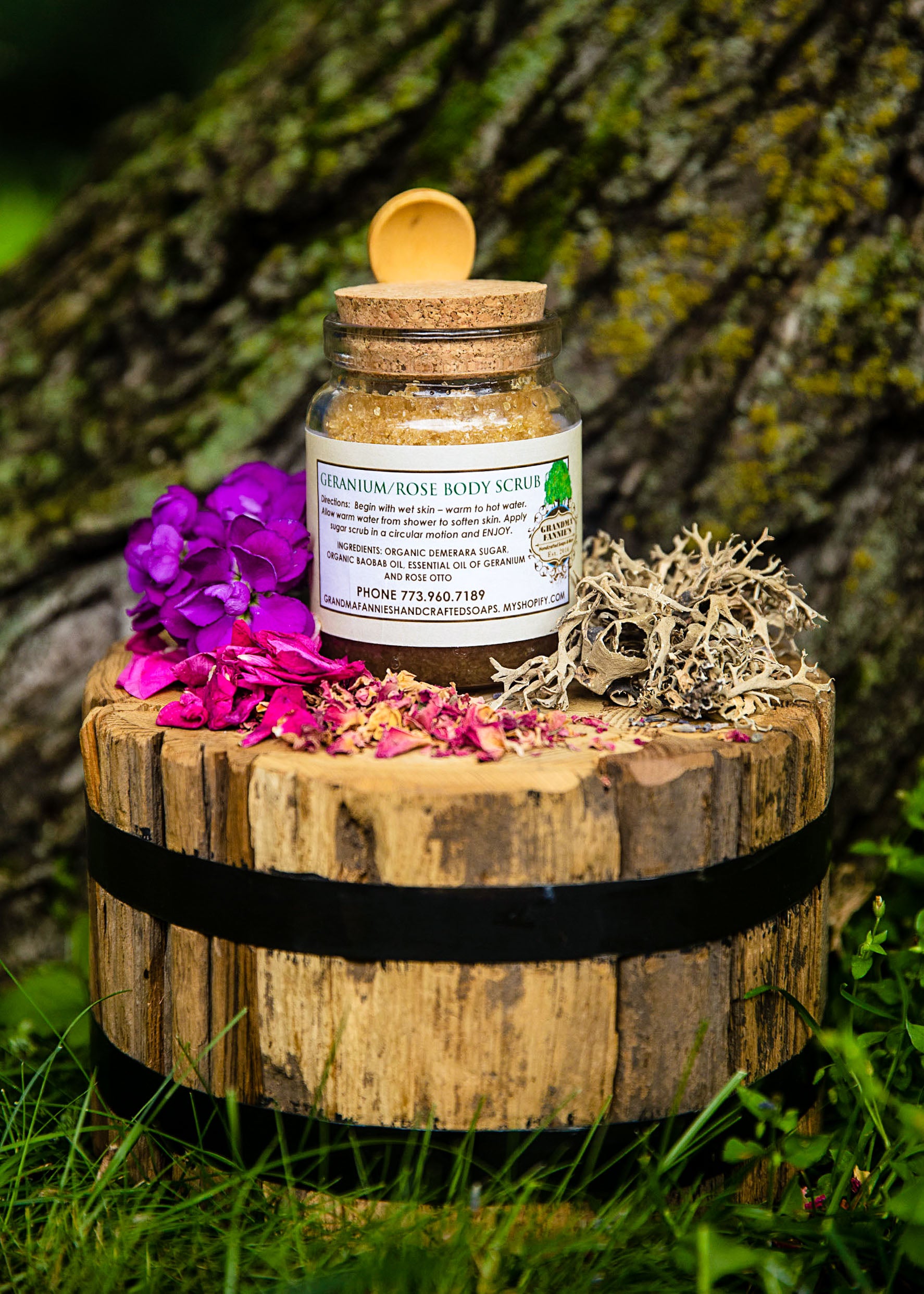 Geranium/Rose Body Scrub