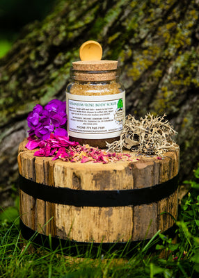 Geranium/Rose Body Scrub